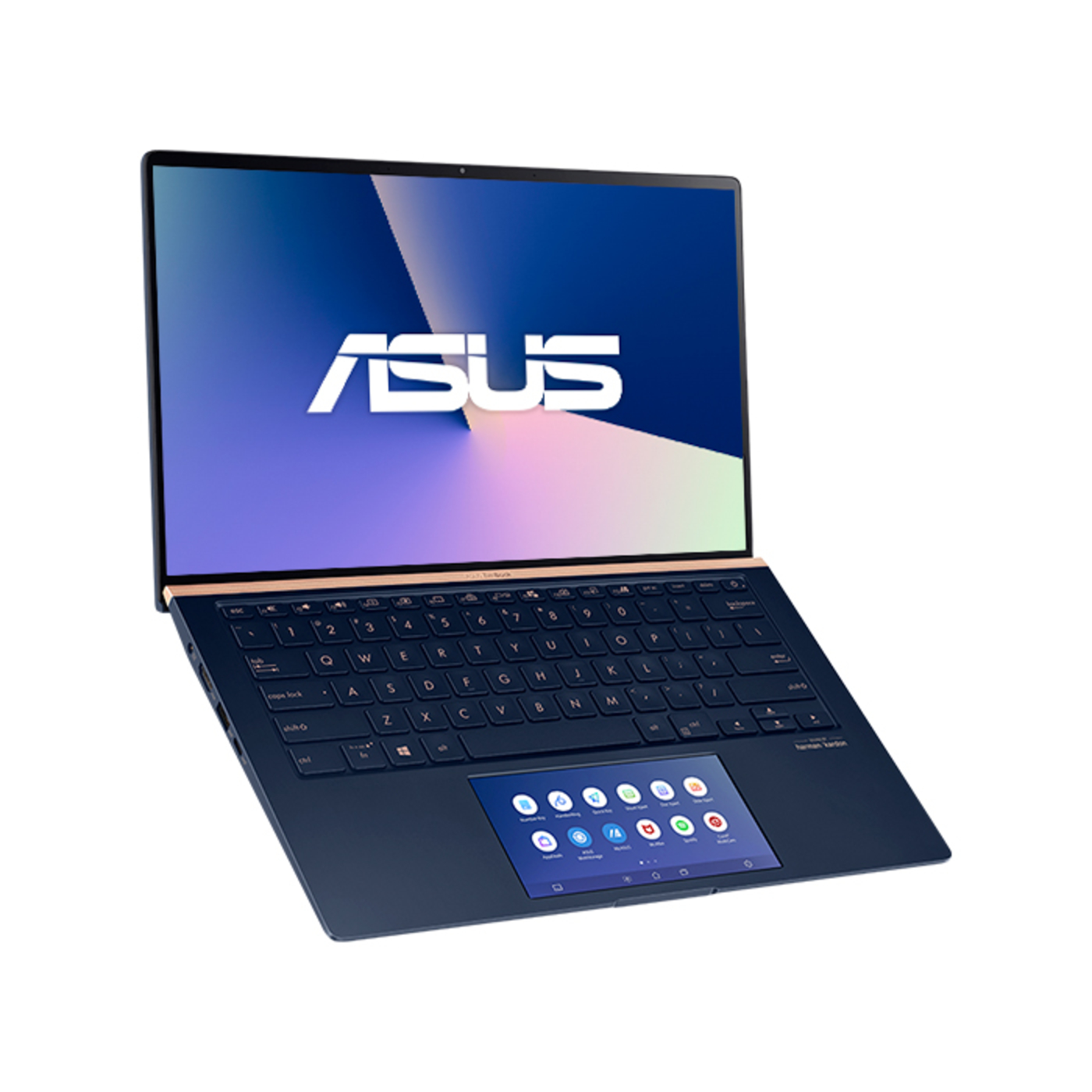 Computador Portátil ASUS Zenbook 14" Pulgadas UX434FLC-A5374TS Intel Core i7 - Ram 16GB +32GB Intel Optane - Disco Estado Sólido 512GB Azul
