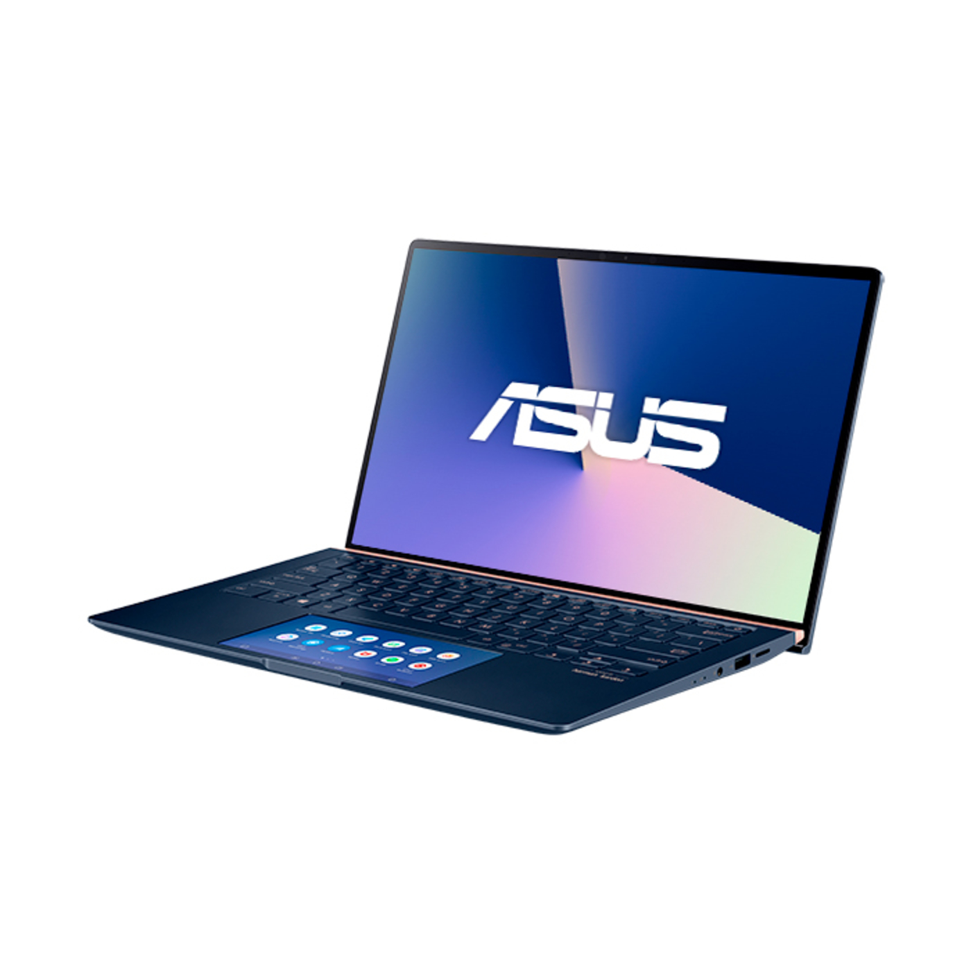 Computador Portátil ASUS Zenbook 14" Pulgadas UX434FLC-A5374TS Intel Core i7 - Ram 16GB +32GB Intel Optane - Disco Estado Sólido 512GB Azul