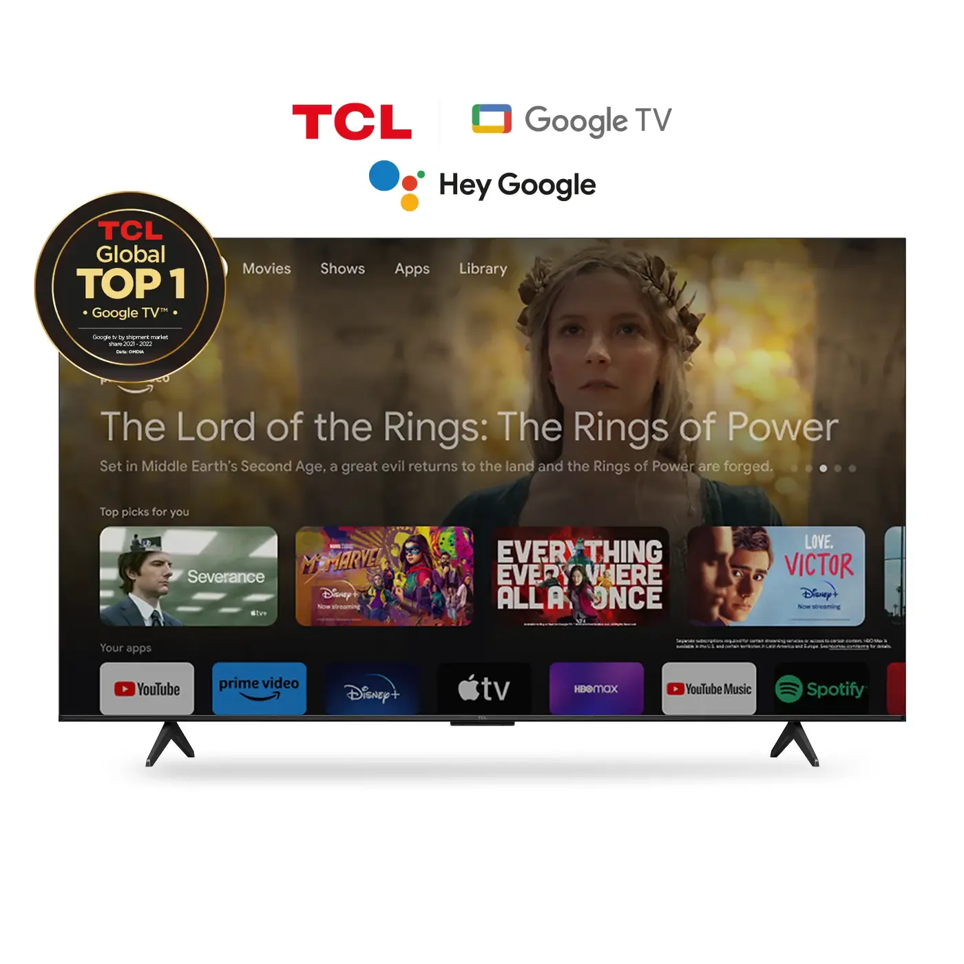 TV TCL 55" Pulgadas 139 cm 55 P755 4K-UHD LED Smart TV Google