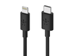 Cable BELKIN Lightning a USB-C de 1.20 Metros Negro - 