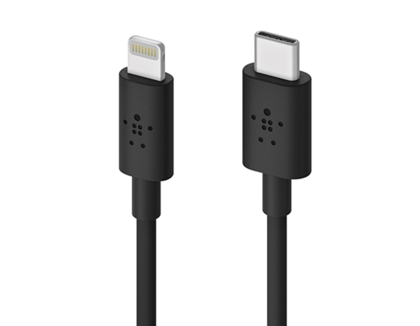 Cable BELKIN Lightning a USB-C de 1.20 Metros Negro