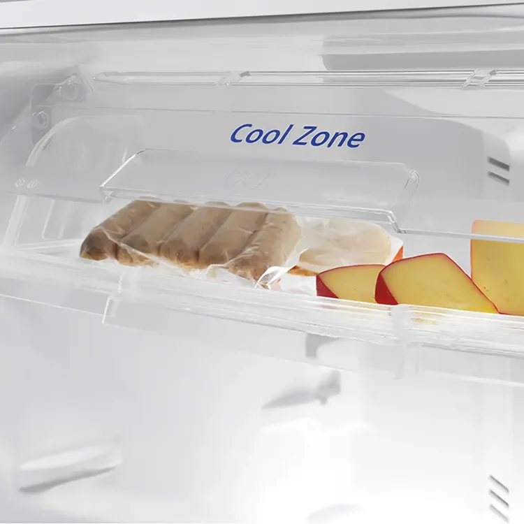 Nevera MABE No Frost Congelador Superior 250 Litros RMA267PYCU Inox