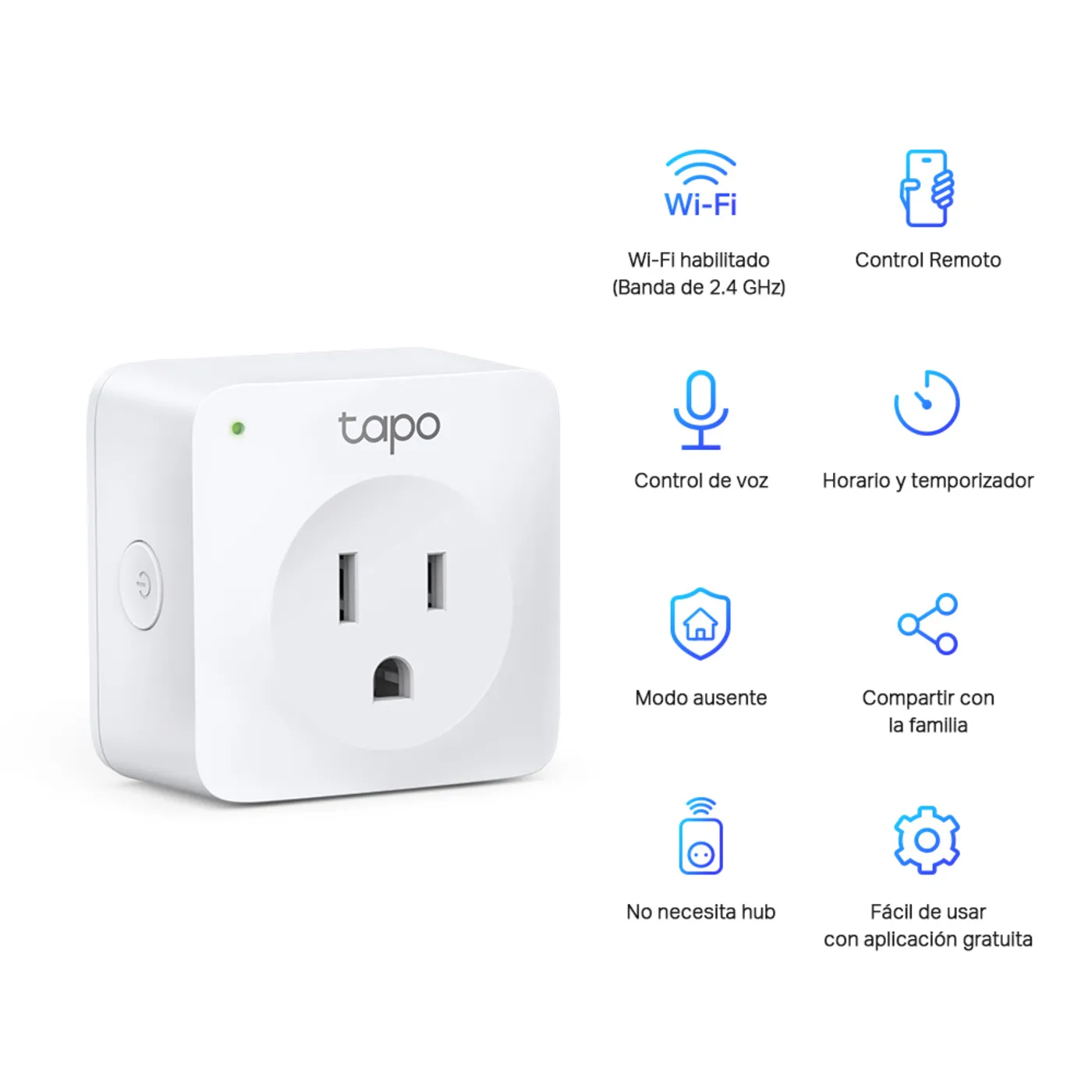 Mini plug inteligente TAPO WiFi P100