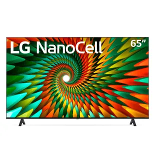 TV LG 65" pulgadas 164 cm 65NANO77SRA 4KUHD NanoCell Smart TV - 