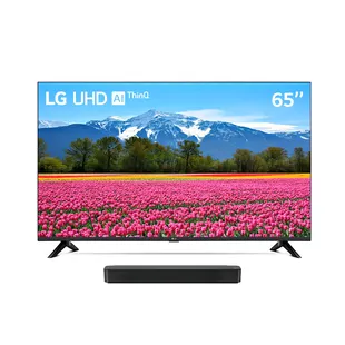 TV LG 65" Pulgadas 164 Cm 65UR7300 4K-UHD Smart TV + Barra de Sonido LG SK1 - 