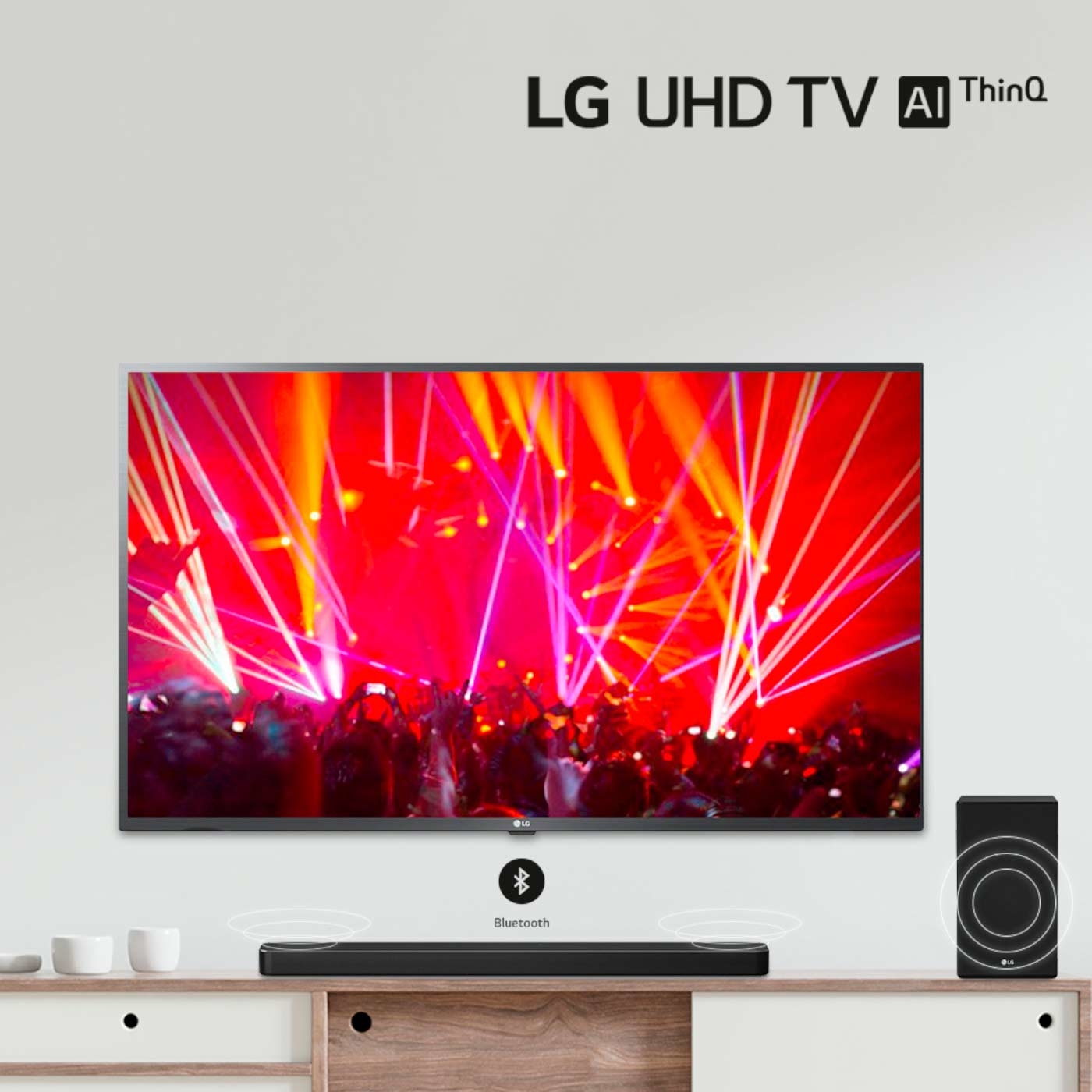 TV LG 55" Pulgadas 139 cm 55UN7310 4K-UHD LED Smart TV