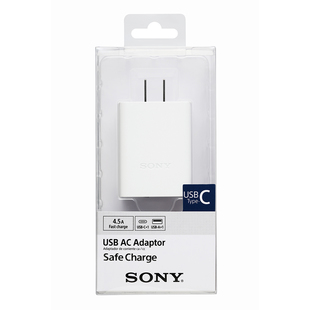 Adaptador/Cargador de Corriente SONY Dual USB y USB-C 4.5 Amperios