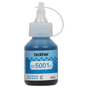 Botella de Tinta BROTHER BT5001C Azul - 