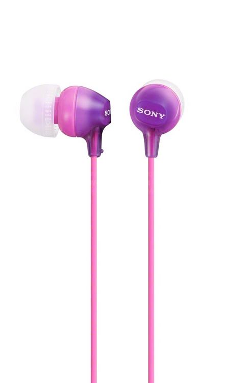 Audífonos SONY Alámbricos In Ear MDR-EX15LP Violeta
