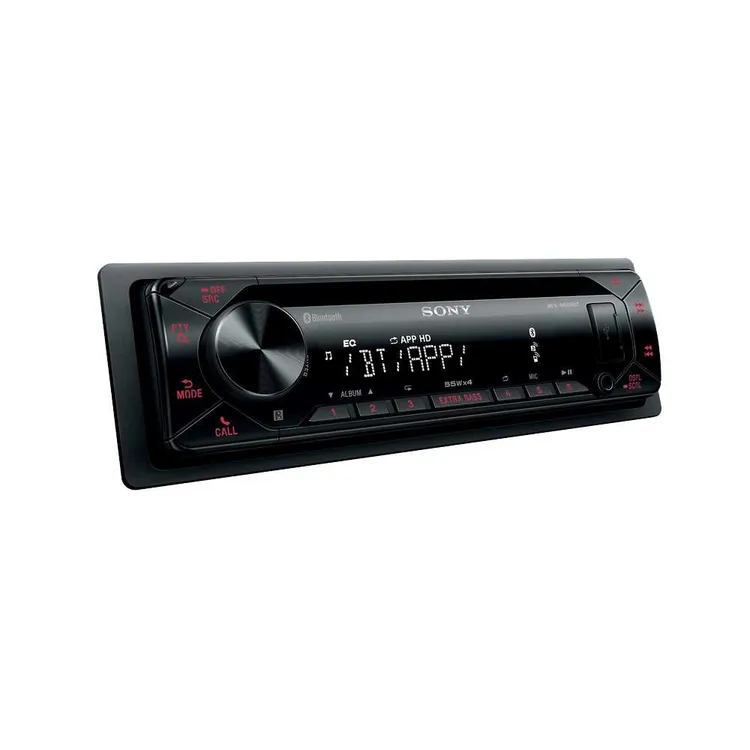 Radio Car Audio SONY 1 Din MEXN4300BT Negro
