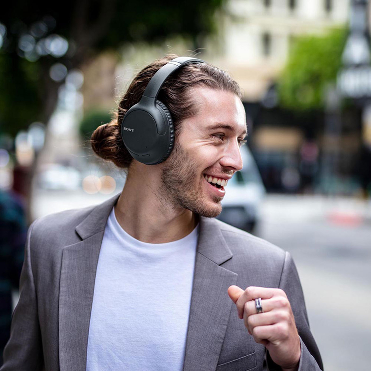 Audífonos de Diadema SONY Inalámbricos Bluetooth Over Ear WH-CH710N Cancelación de Ruido Negro