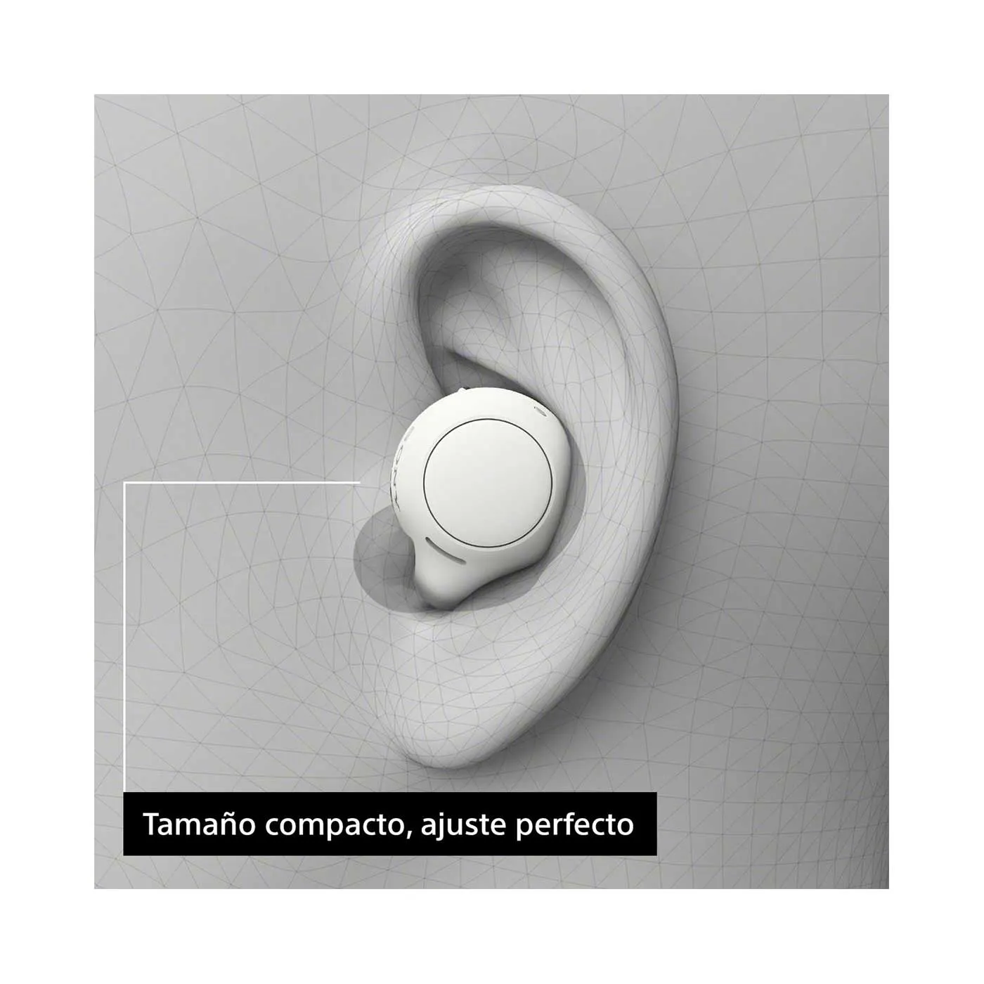 Audífonos SONY Inalámbricos Bluetooth In Ear WFC500 Blanco