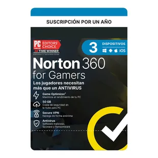 PIN Antivirus Norton 360 for Gamers - 