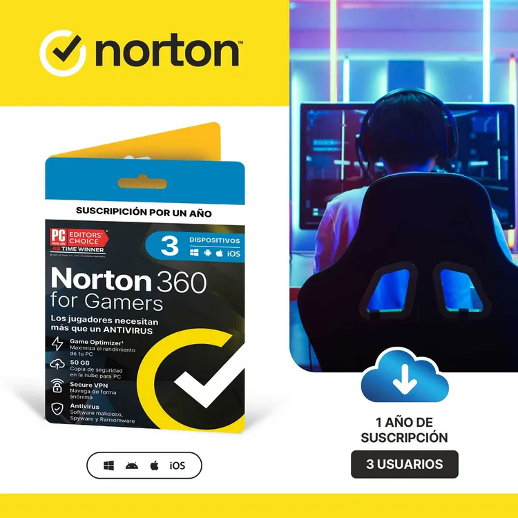 PIN Antivirus Norton 360 for Gamers