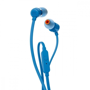 Audífonos JBL Alámbricos In Ear Manos Libres T110 Azul