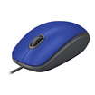 Mouse LOGITECH Alámbrico Óptico M110 Silent Azul - 