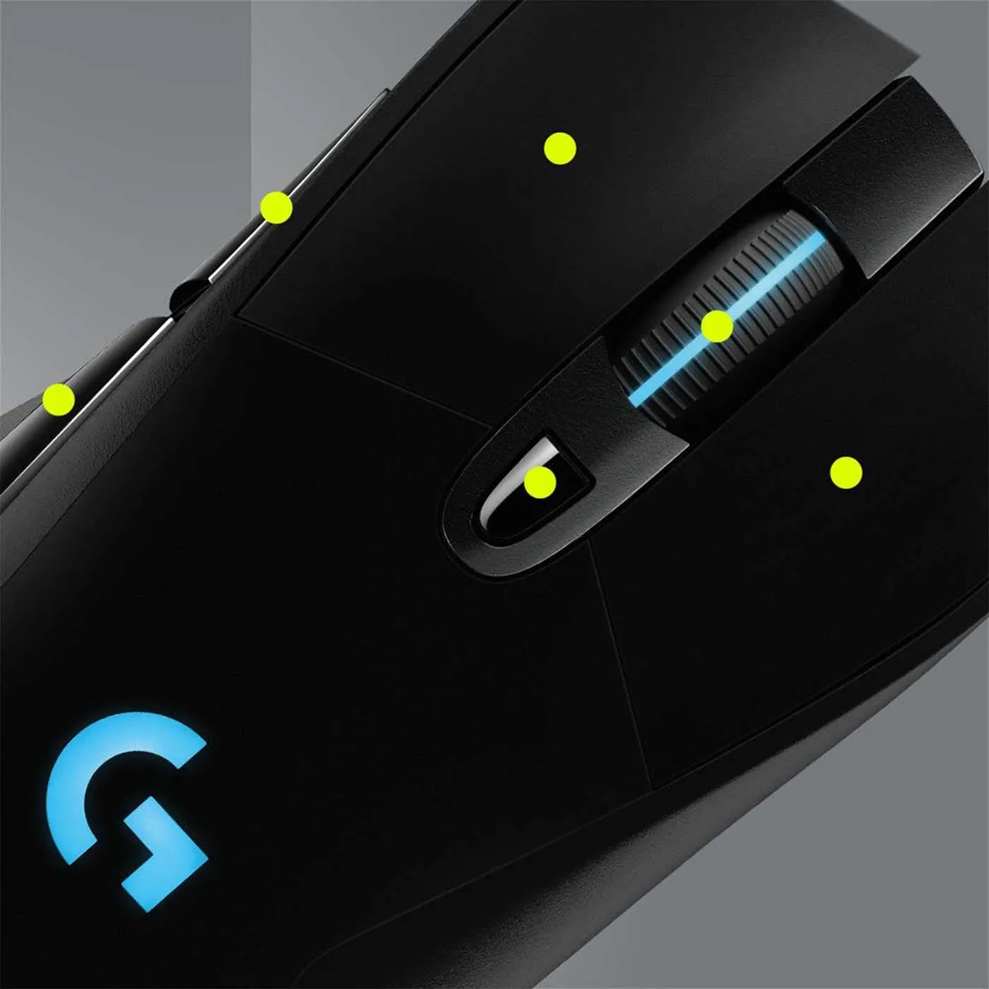 Mouse LOGITECH G Inalámbrico Gaming Lightspeed G703 Negro