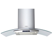 Campana Extractora HACEB 90cms Tipo Peninsula/Pared ALA Plateado - " Campana Extractora HACEB 90cms Tipo Peninsula/Pared ALA Plateado -