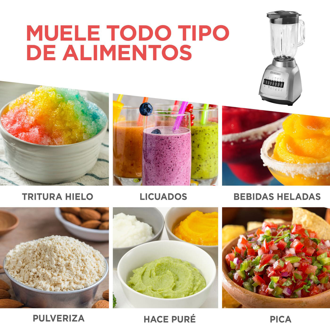 Licuadora BLACK+DECKER BLBD210GSS Plateado Licuadora BLACK+DECKER BLBD210GSS Plateado