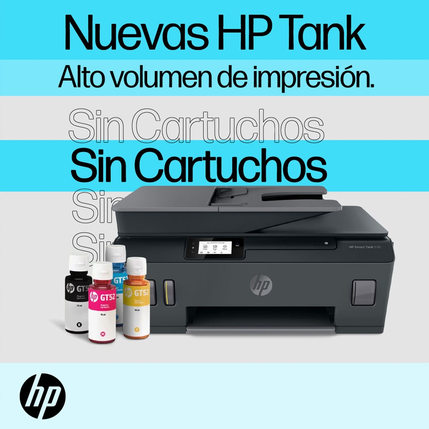 Impresora Multifuncional HP Smart Tank 530 WiFi Hg-Of - Negro Impresora Multifuncional HP Smart Tank 530 WiFi Hg-Of - Negro