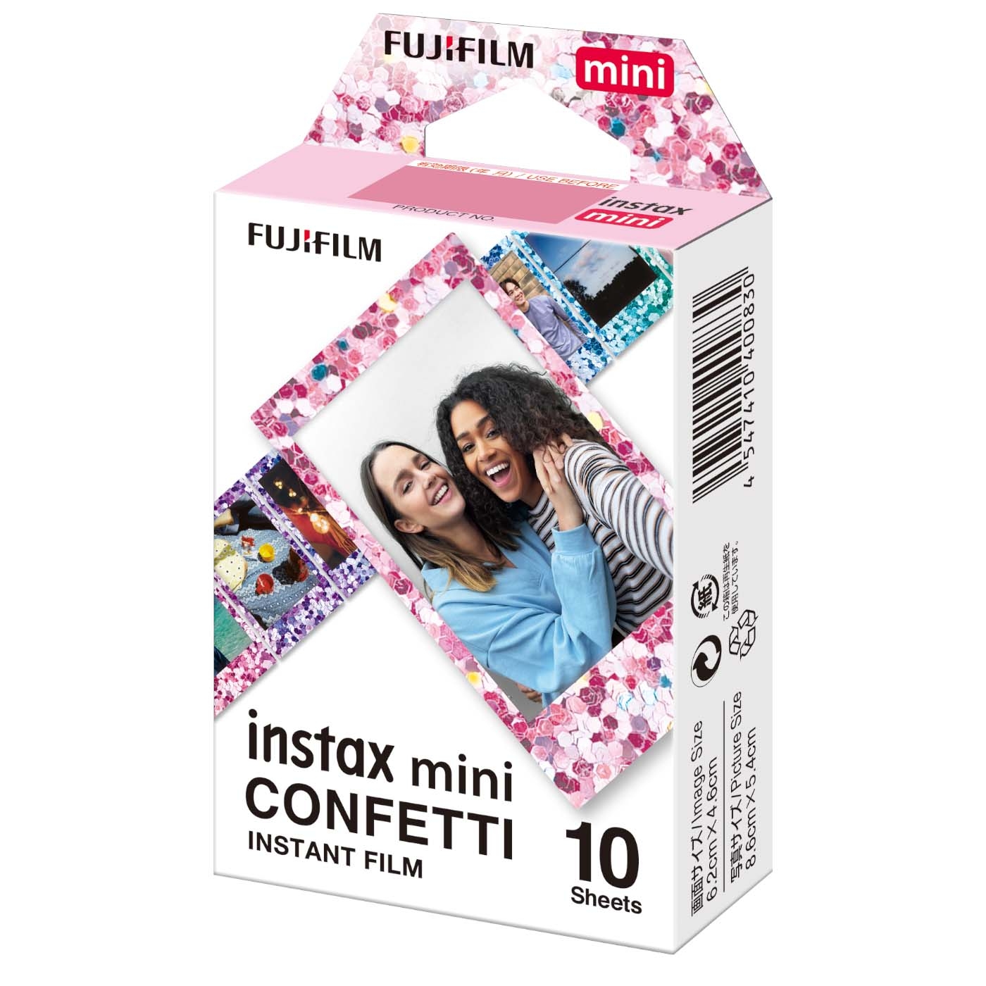 Papel Fuji INSTAX Mini Confeti X 10 Papel Fuji INSTAX Mini Confeti X 10