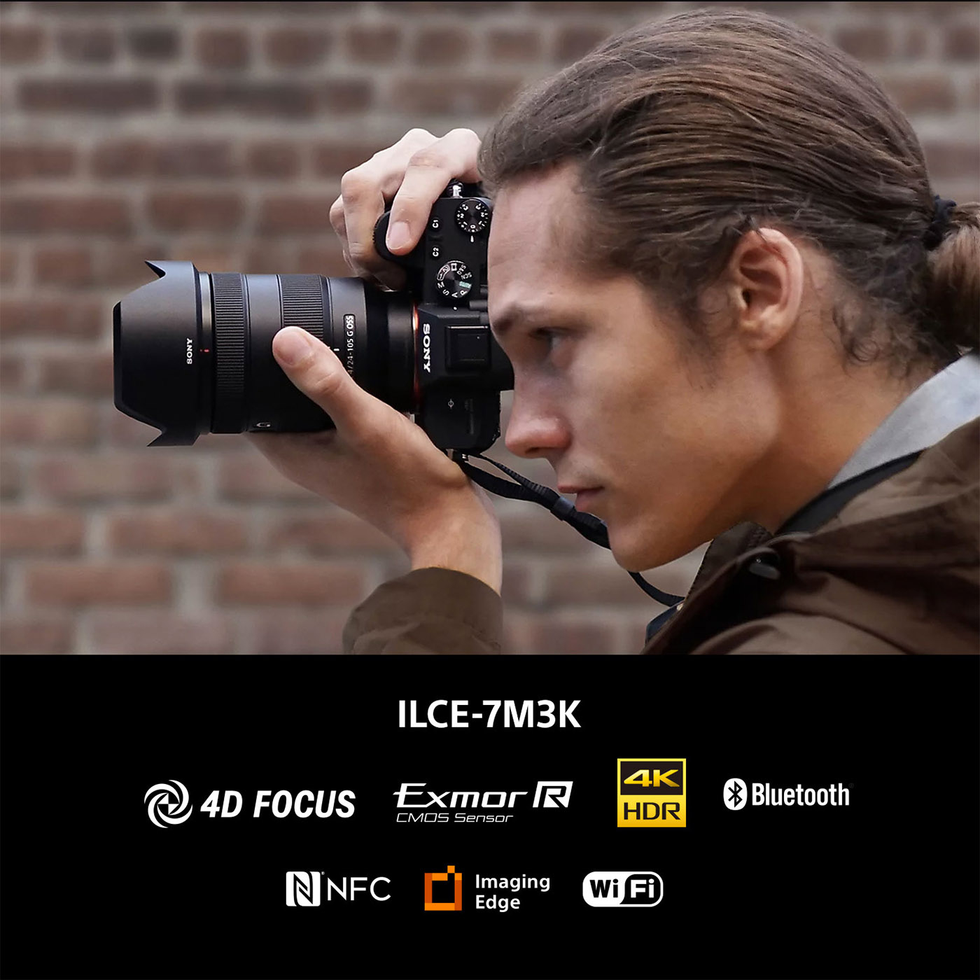 Cámara fotográfica SONY Profesional Alpha ILCE-7M3K Negro Cámara fotográfica SONY Profesional Alpha ILCE-7M3K Negro