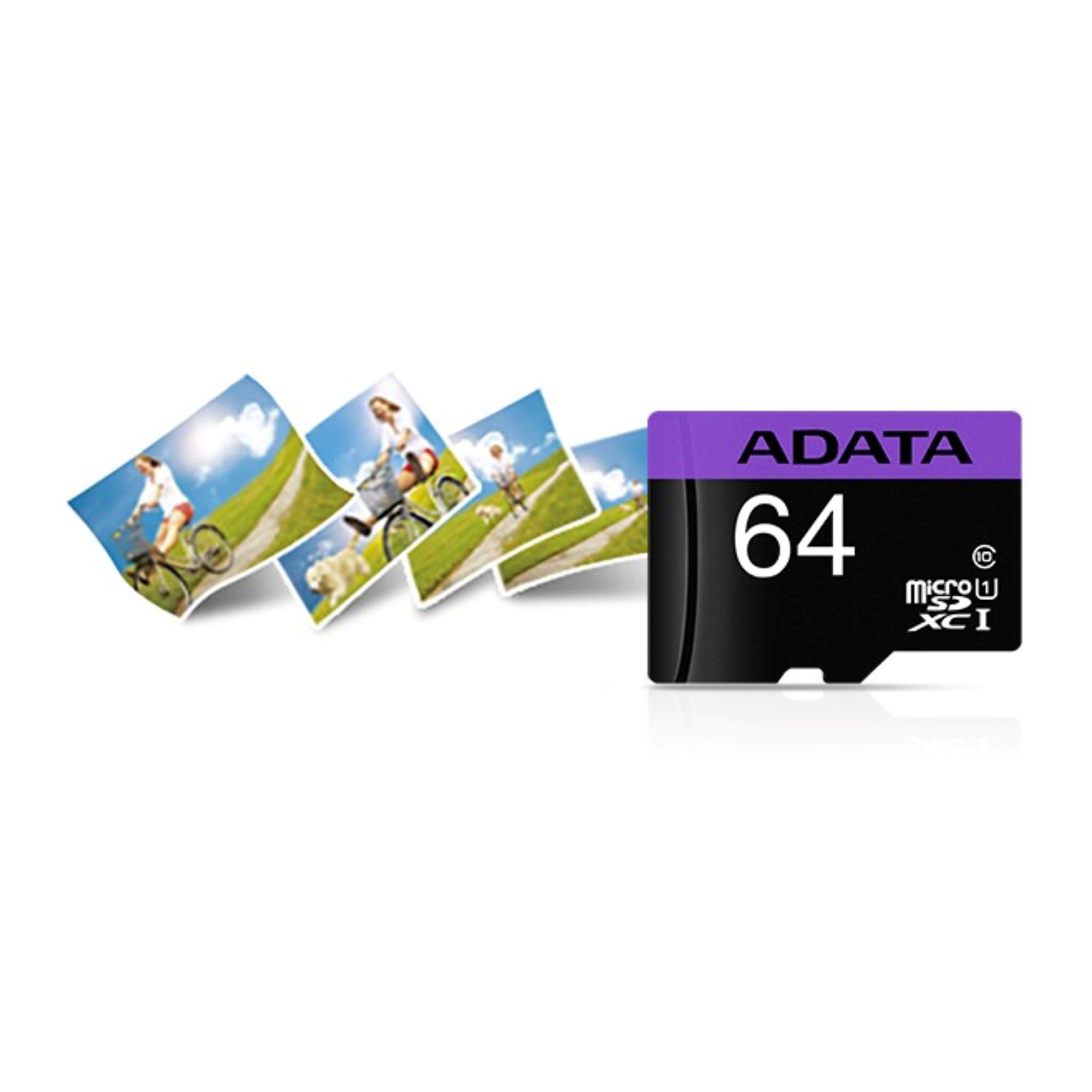 Memoria Micro SD ADATA 64 GB + Adaptador Clase 10
