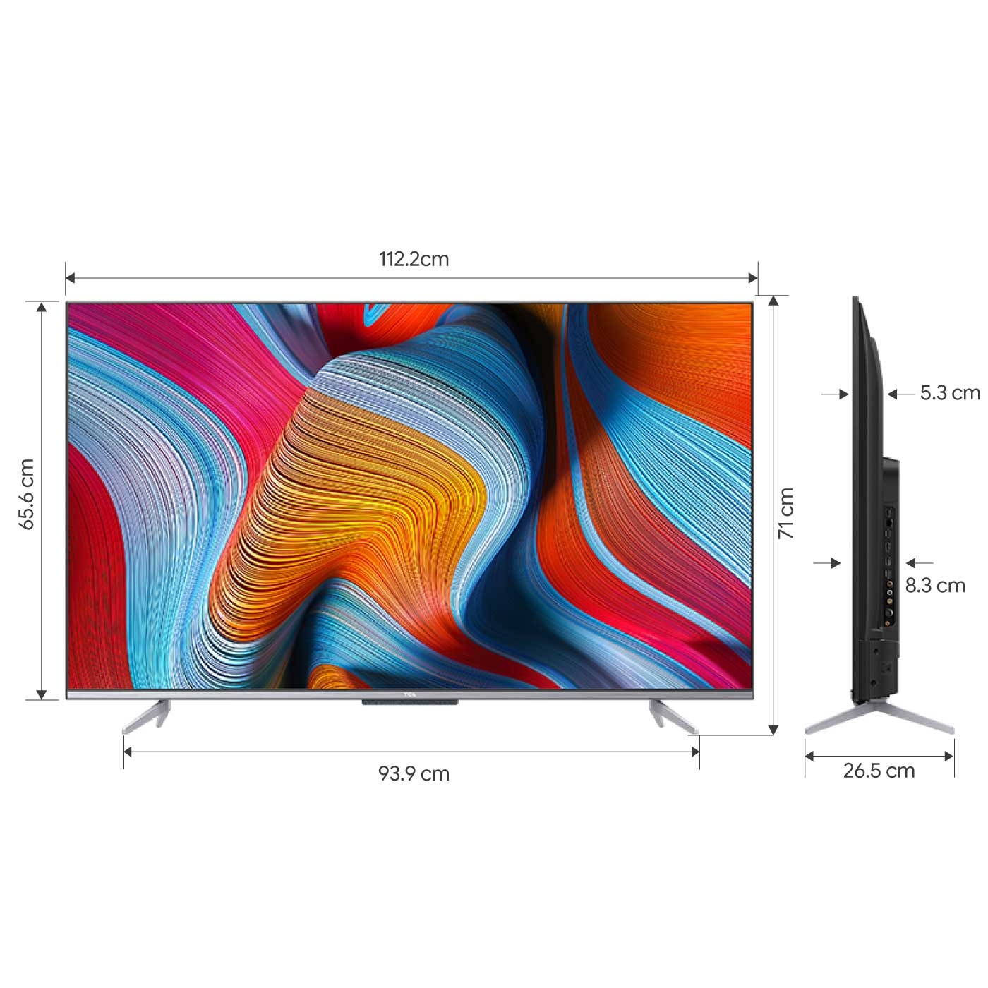 TV TCL 50" Pulgadas 127 cm 50P725 4K-UHD LED Smart TV Google TV TCL 50" Pulgadas 127 cm 50P725 4K-UHD LED Smart TV Google