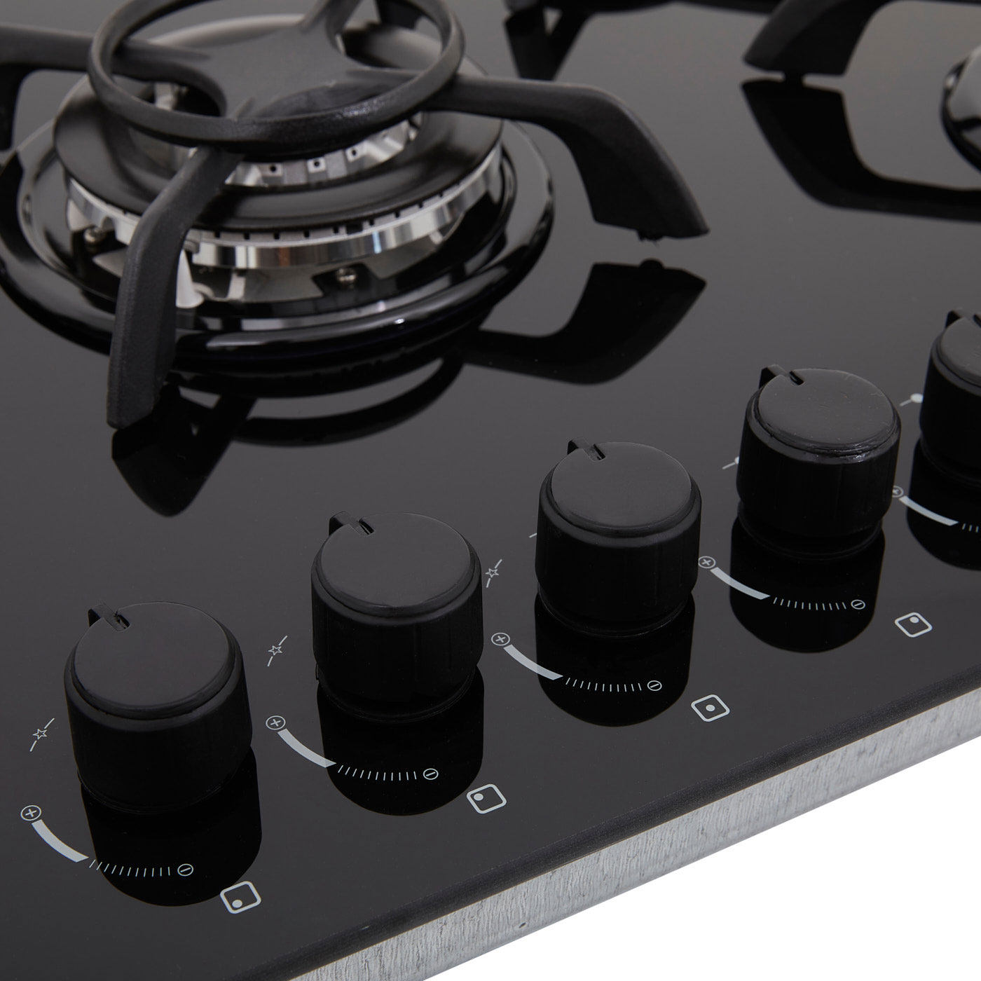 Estufa de empotrar HACEB 76cms 5 Puestos Gas Natural APL CG 76 Negro Estufa de empotrar HACEB 76cms 5 Puestos Gas Natural APL CG 76 Negro