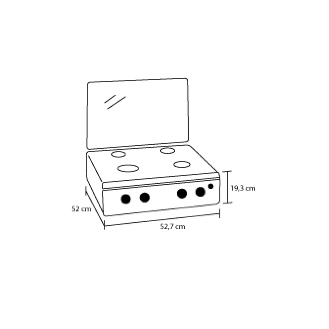 Estufa de Mesa HACEB 4 Puestos Gas Propano Avellana Vidrio Negro Estufa de Mesa HACEB 4 Puestos Gas Propano Avellana Vidrio Negro