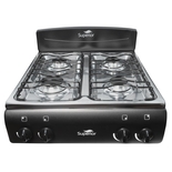 Estufa de Mesa SUPERIOR 4 Puestos Gas Propano 7053 Negro - " Estufa de Mesa SUPERIOR 4 Puestos Gas Propano 7053 Negro -