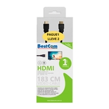 Cable BESTCOM HDMI a HDMI FHD de 1.83 Metros - " Cable BESTCOM HDMI a HDMI FHD de 1.83 Metros -