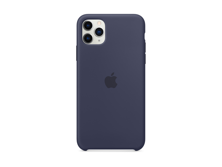 Case Silicone iPhone 11 Pro Max Azul Noche