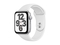 Apple Watch SE de 44 mm Caja de Aluminio en Plata, Correa Deportiva Blanca