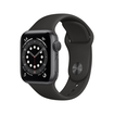 Apple Watch Series 6 de 40 mm Caja de Aluminio en Gris Espacial, Correa Deportiva Negra - 