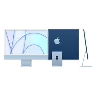 iMac 24" Retina 4,5K Chip M1 Apple CPU 8 núcleos GPU 8 núcleos 256 GB Azul