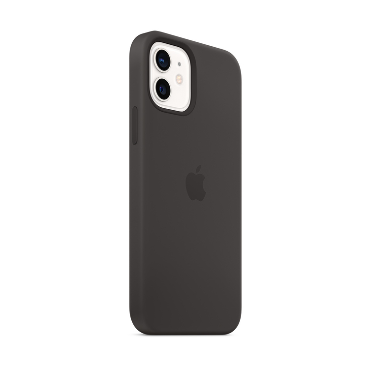 Case silicona APPLE iPhone 12 / 12 Pro Negro