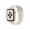 Apple Watch SE GPS de 44 mm Caja de Aluminio en Oro, Correa Deportiva Blanco Estelar - 