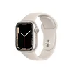 Apple Watch Series 7 de 41 mm Caja de Aluminio en Blanco Estelar, Correa Deportiva Blanco Estelar - 
