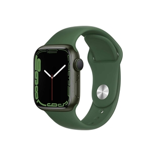 Apple Watch Series 7 de 41 mm Caja de Aluminio en Verde, Correa Deportiva Verde