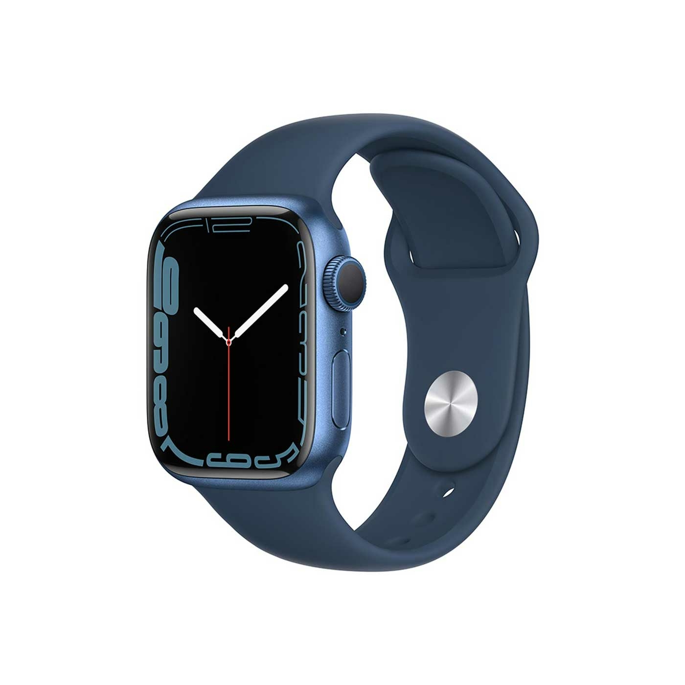 Apple Watch Series 7 de 41 mm Caja de Aluminio en Azul, Correa Deportiva Azul