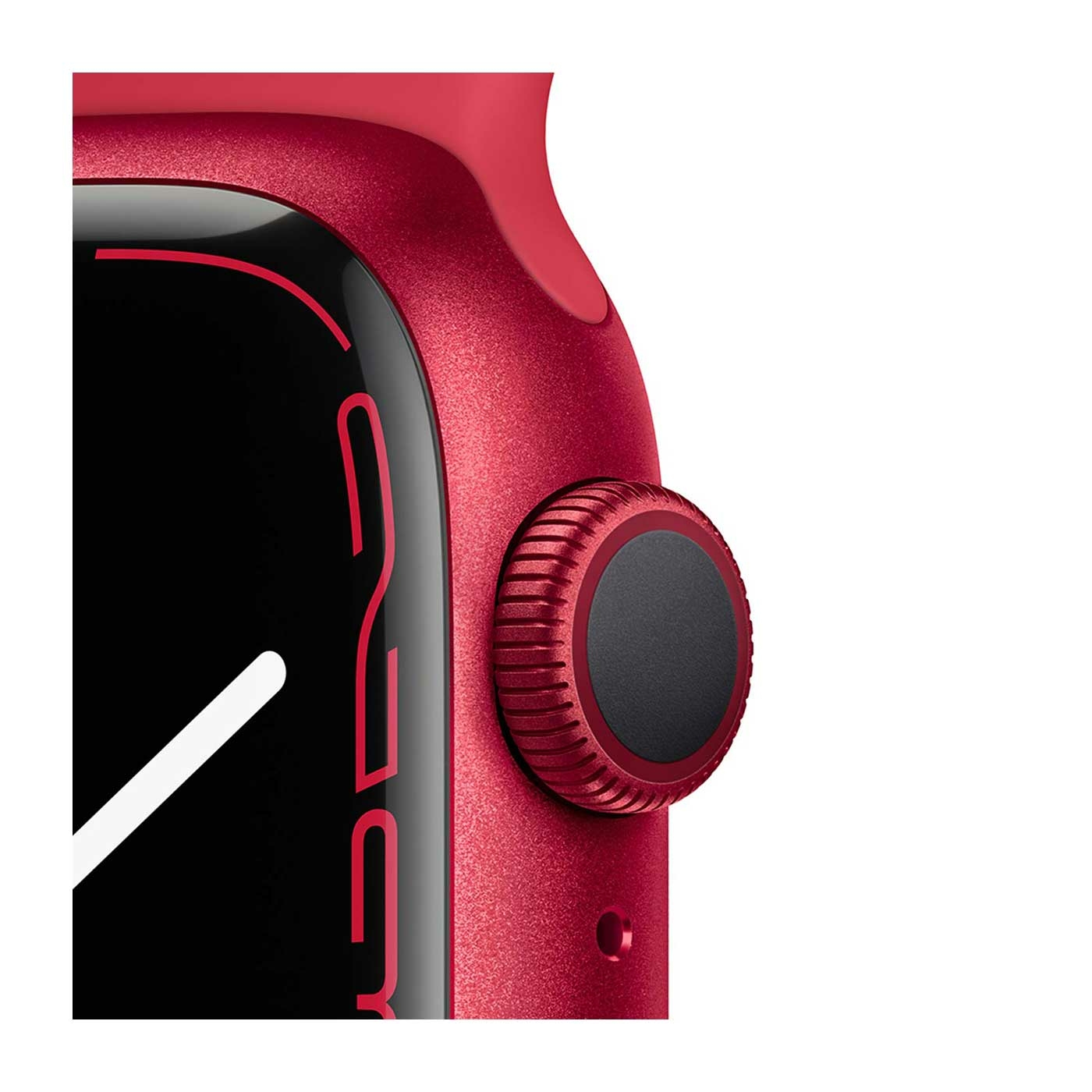 Apple Watch Series 7 de 41 mm Caja de Aluminio en Roja, Correa Deportiva Roja