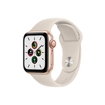 Apple Watch SE GPS + Cellular 40 mm Caja de Aluminio en Oro, Correa Deportiva Blanco Estelar - 