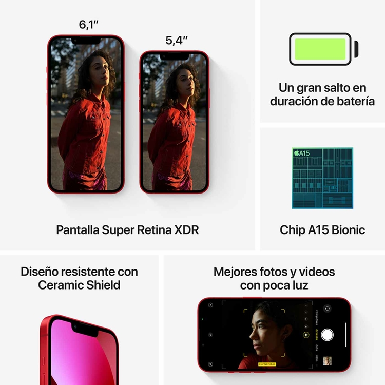iPhone 13 mini 128GB Rojo