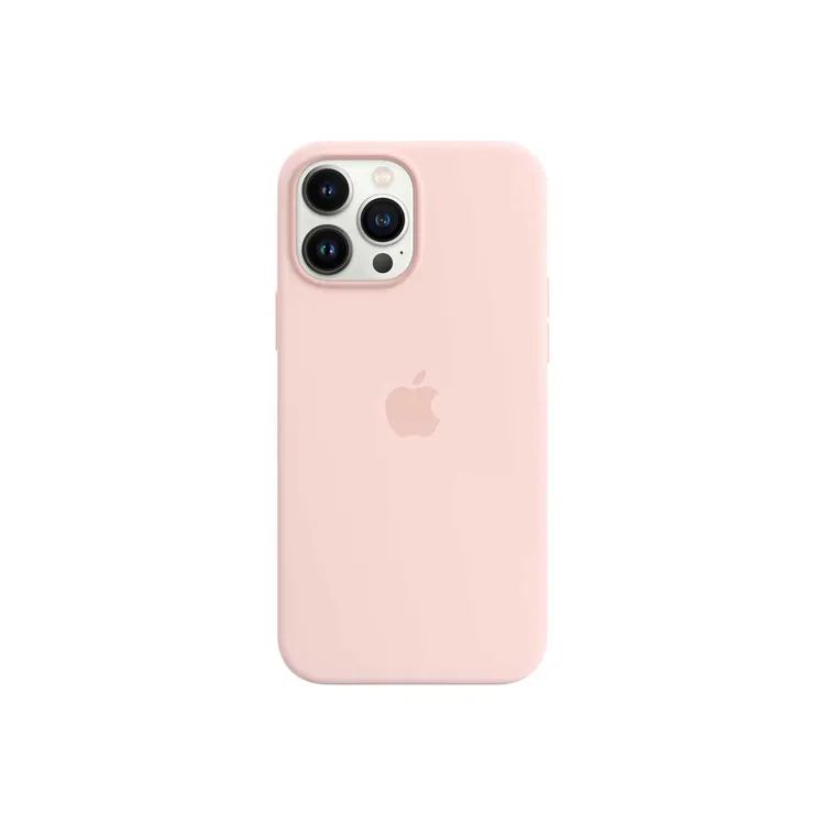 Case Silicona APPLE MagSafe iPhone 13 Pro Max Rosado Rosa Caliza