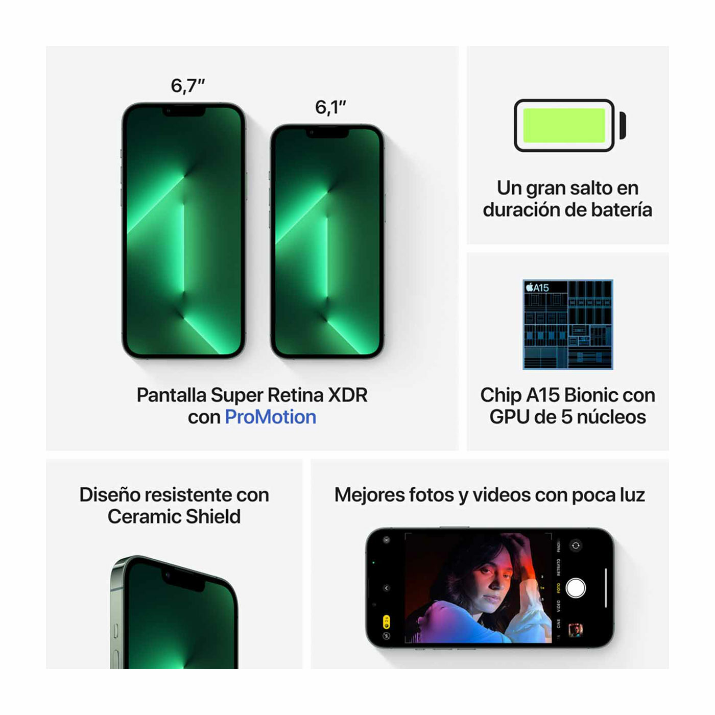 iPhone 13 Pro 512GB Verde Alpino