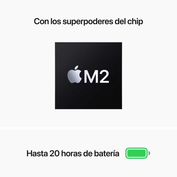 MacBook Pro 13" Pulgadas MNEJ3E/A - Chip M2 - RAM 8GB - SSD 512GB - Gris