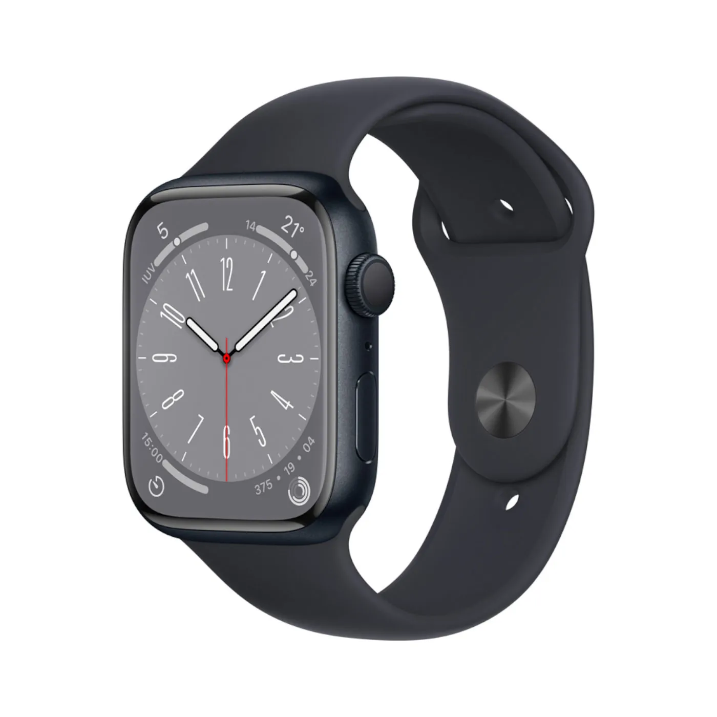 Apple Watch Series 8 GPS de 45 mm Caja de Aluminio en Azul Medianoche, Correa Deportiva Azul Medianoche