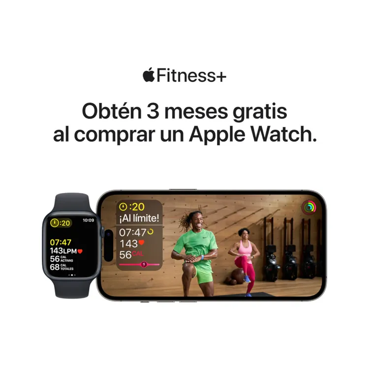 Apple Watch Series 8 GPS de 41 mm Caja de Aluminio en Azul Medianoche, Correa Deportiva Azul Medianoche