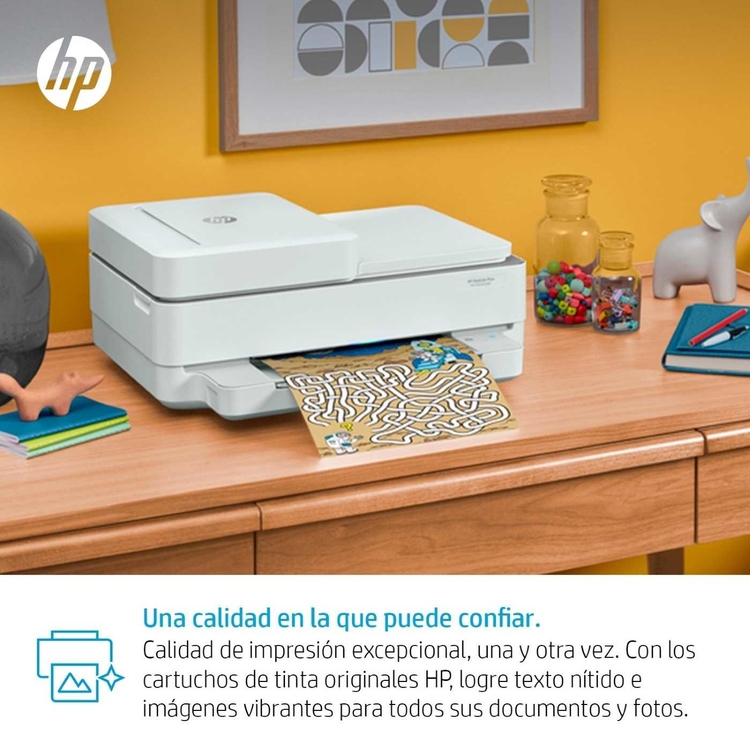 Impresora Multifuncional HP 6475 Deskjet Plus Ink Advantage Blanco
